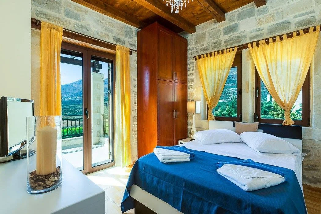 Bedroom at Villa Thalia
