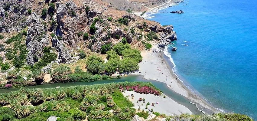 Preveli & its palm landscape